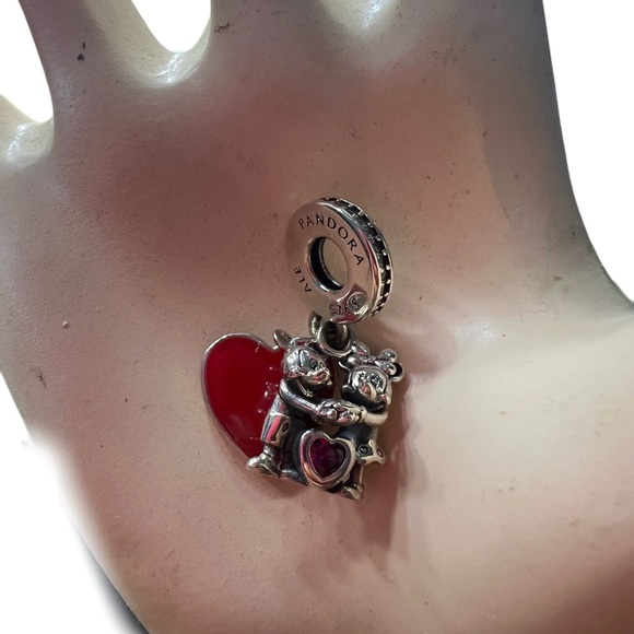 Pandora Mickey Mouse and Minnie Mouse love charm - Picture 2 of 2